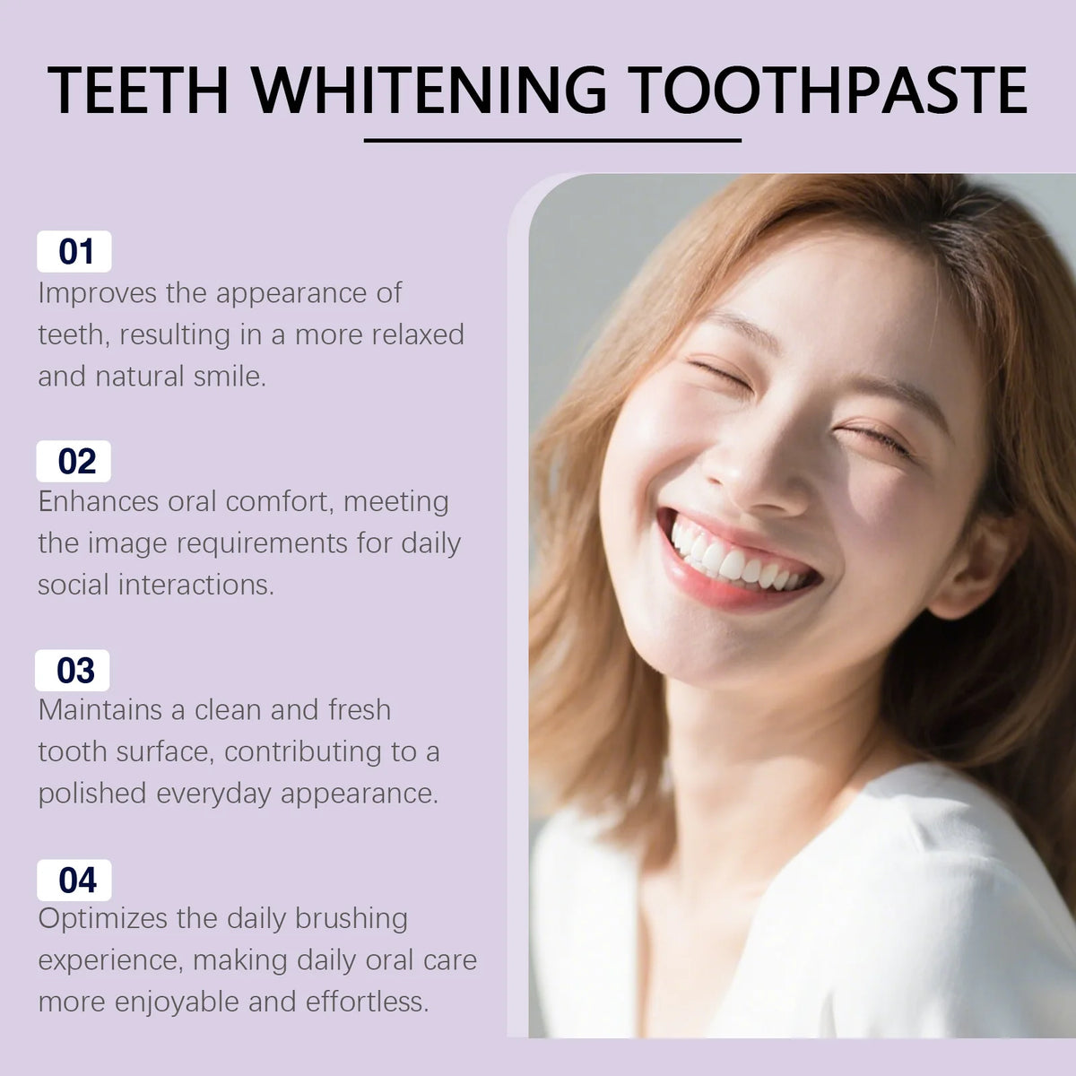 ToothpasteGentle Deep Cleansing, Long Lasting Fresh Breath, Cool & Refreshing, Ideal Daily Oral Care Toothpaste Vue