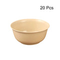 20PCS Rice Husks Disposable Rice Bowl Thickened Heat-Resistant Picnic Bowl Biodegradable Eco-Friendly Fried Chicken Bowl Banquet Vue Khaki