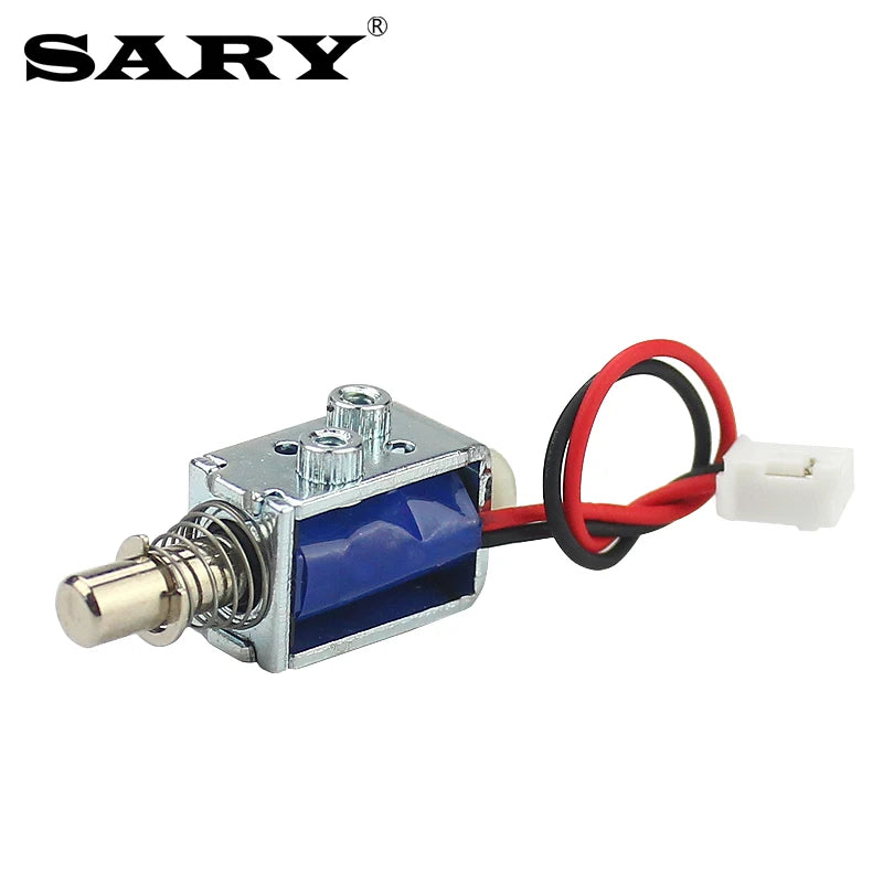 Mini Open Frame Push-Pull Electromagnet DC5v12v Small Electronic Lock Electromagnetic Lock solenoid Electric Bolt Lock Vue