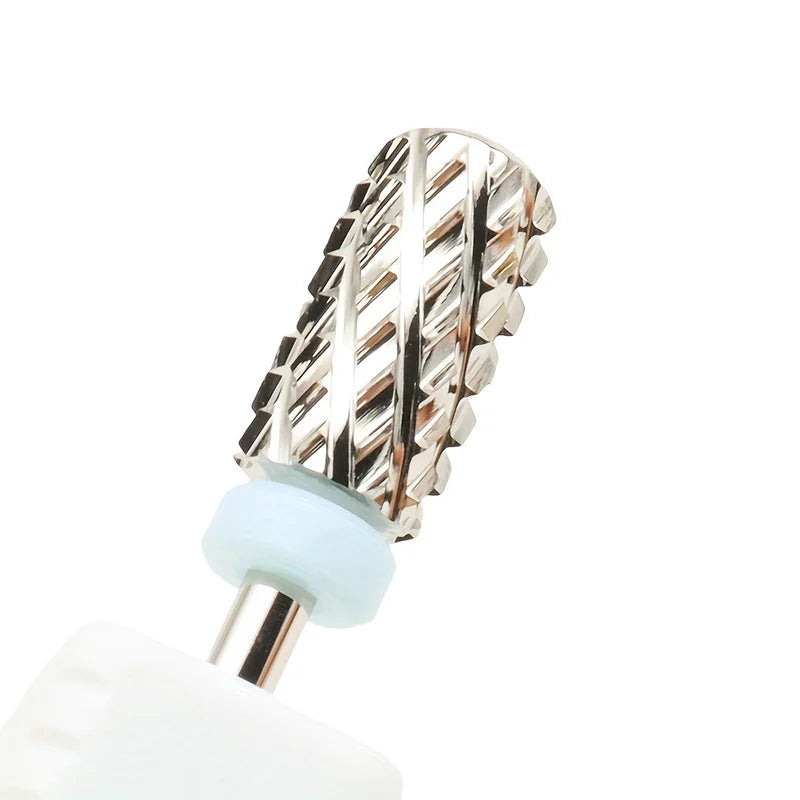 5in1 Advanced Round Tungsten Carbide Nail Drill Bit for Electric Manicure Machines Cuticle Clean Home Salon Use Vue