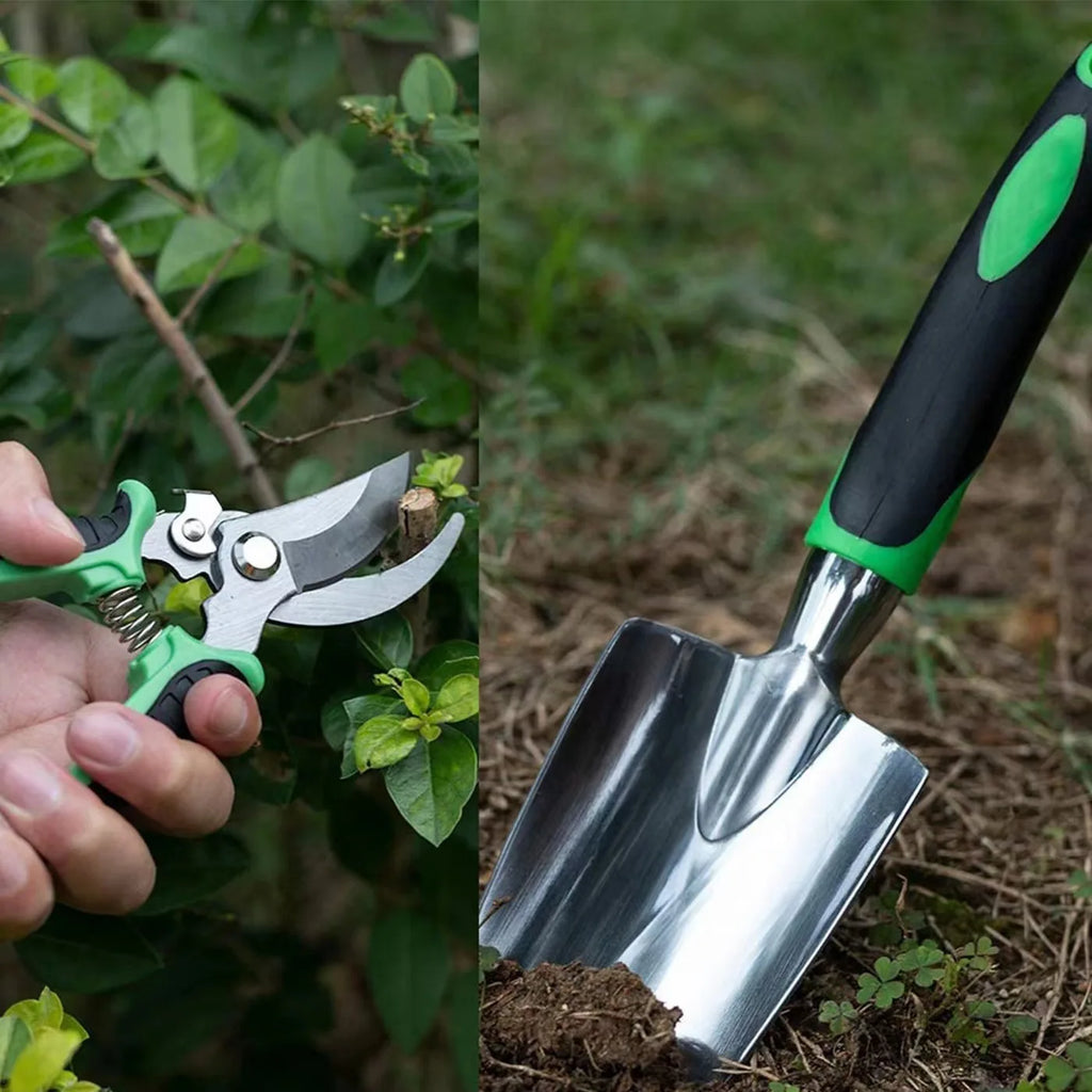 Gardening Tool Set Portable Garden Shovel for Planting Flowers, Transplanting Weeds,Lawn Farms, Plant Care Supplies Vue