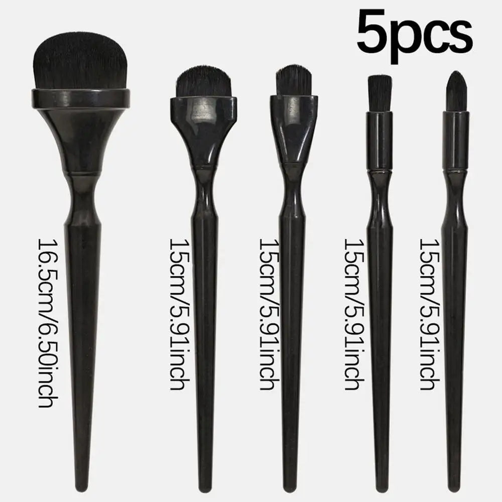 5-Piece Charcoal Blending Brushes & Stumps Set, Professional Drawing Tools for Artists, Students, Hobbyists in Classroom Studio Vue 5pcs