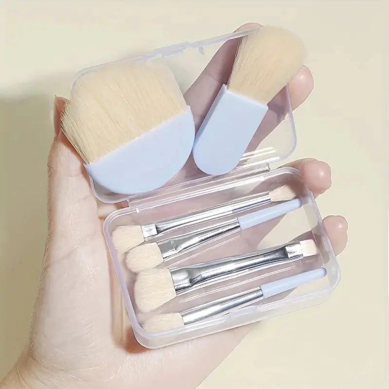 6Pcs Mini Travel Makeup Brushes Set Soft Hair Concealer Brush Beauty Foundation Eye Shadow Brushes Cosmetic Brush Tools With Box Vue