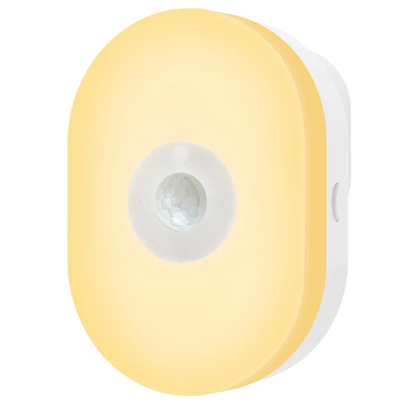 Tuya WiFi Smart Led Night Light PIR Motion Sensor Light EU/US/UK Plug In Wall Lamp Warm White RGB Timer Light App Voice Control Vue