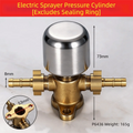 Removable Sprayer Pressure Cylinder Full Copper Garden Booster Heavy