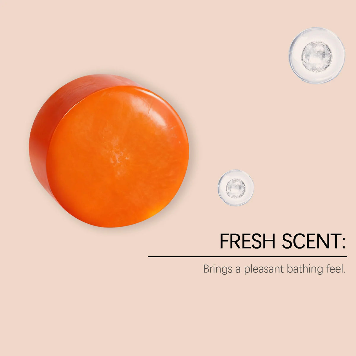 Persimmon Extract Moisturizing Cleansing Soap – Gentle Daily Body Cleanser for Hydrating, Softening & Smoothing Skin Vue