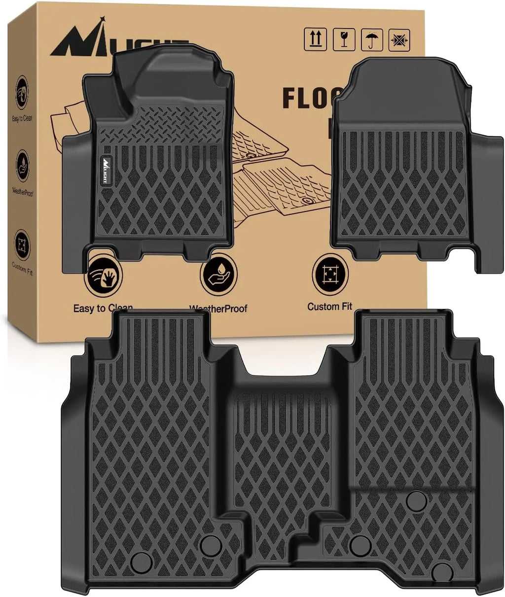 Nilight TPE Floor Mats for Chevy Chevrolet Silverado EV WT Only 2024 2025 2026 All Weather Custom Fit Heavy Duty Floor Liners Vue United States Silverado EV 4WT 2024-2025