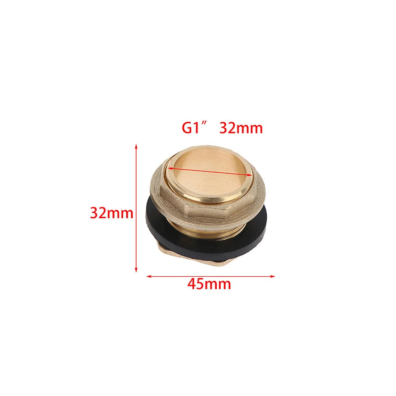 1 2 3 4 Water Butt Tank Tap Buckets Connector Watering Equipment Vue 1inch