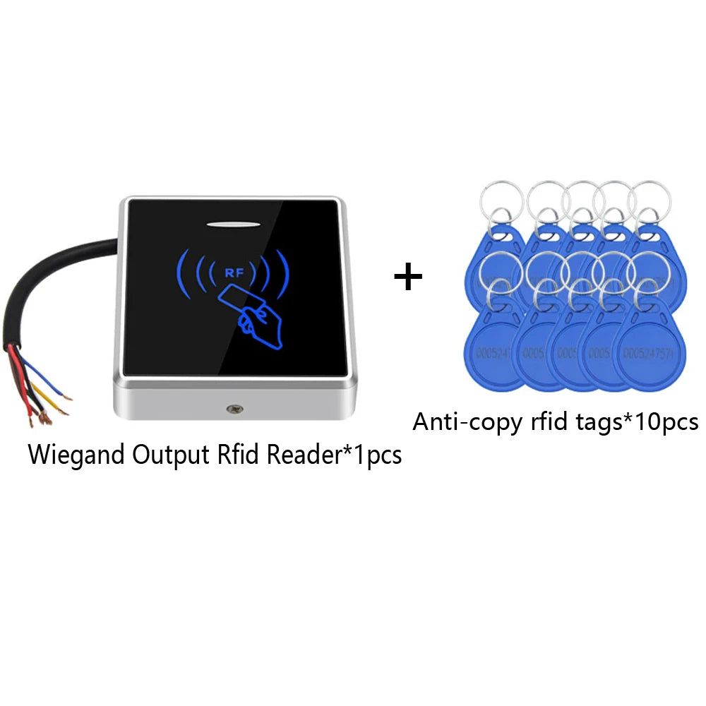 No Relay Anti Copy Rfid Keypad Card Reader Wiegand 26/34 Output Reader For Access Control System Board Anti Duplication Vue S20X