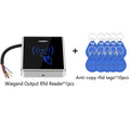 No Relay Anti Copy Rfid Keypad Card Reader Wiegand 26/34 Output Reader For Access Control System Board Anti Duplication Vue S20X