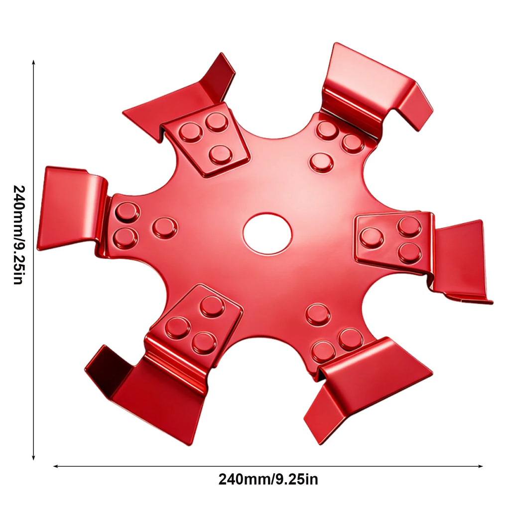 Manganese Steel Weeding Disc Soil Loosening Wheel for Tillers Tiller Weeding Disc Vue