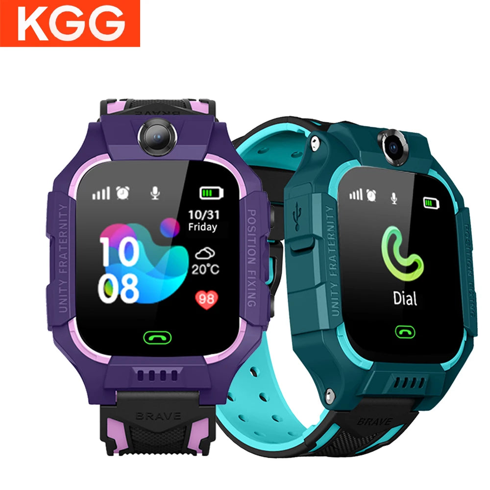 Children's Wristwatch Kids Smart Watch 2g Sim Card Smartwatch for Children Sos Call Phone Camera Voice Chat Photo Boy Girl Gift Vue
