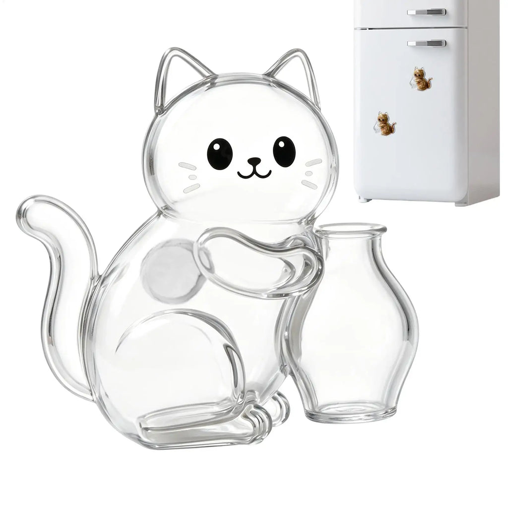 Cat W hisker Memorial Refrigerator Magnets, Clear Cute Keepsake Storage For Fridge, Transparent Hair Holder Cat Hair Keepsake Vue