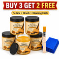 SERLAVEXA Acoustic Guitar Wood Care Natural Beeswax Polish Bridge Fretboard Restorer Instrument Maintenance Kit Accessories Vue 550ml