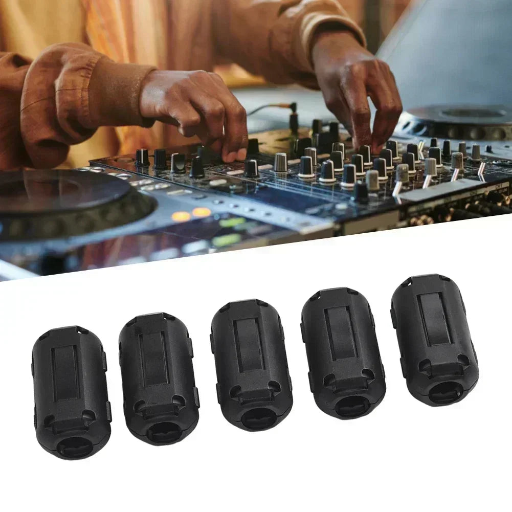 5-Pack Ferrite Bead Clip RFI Noise Filter for USB & Cables Ferrite Noise Filter Vue