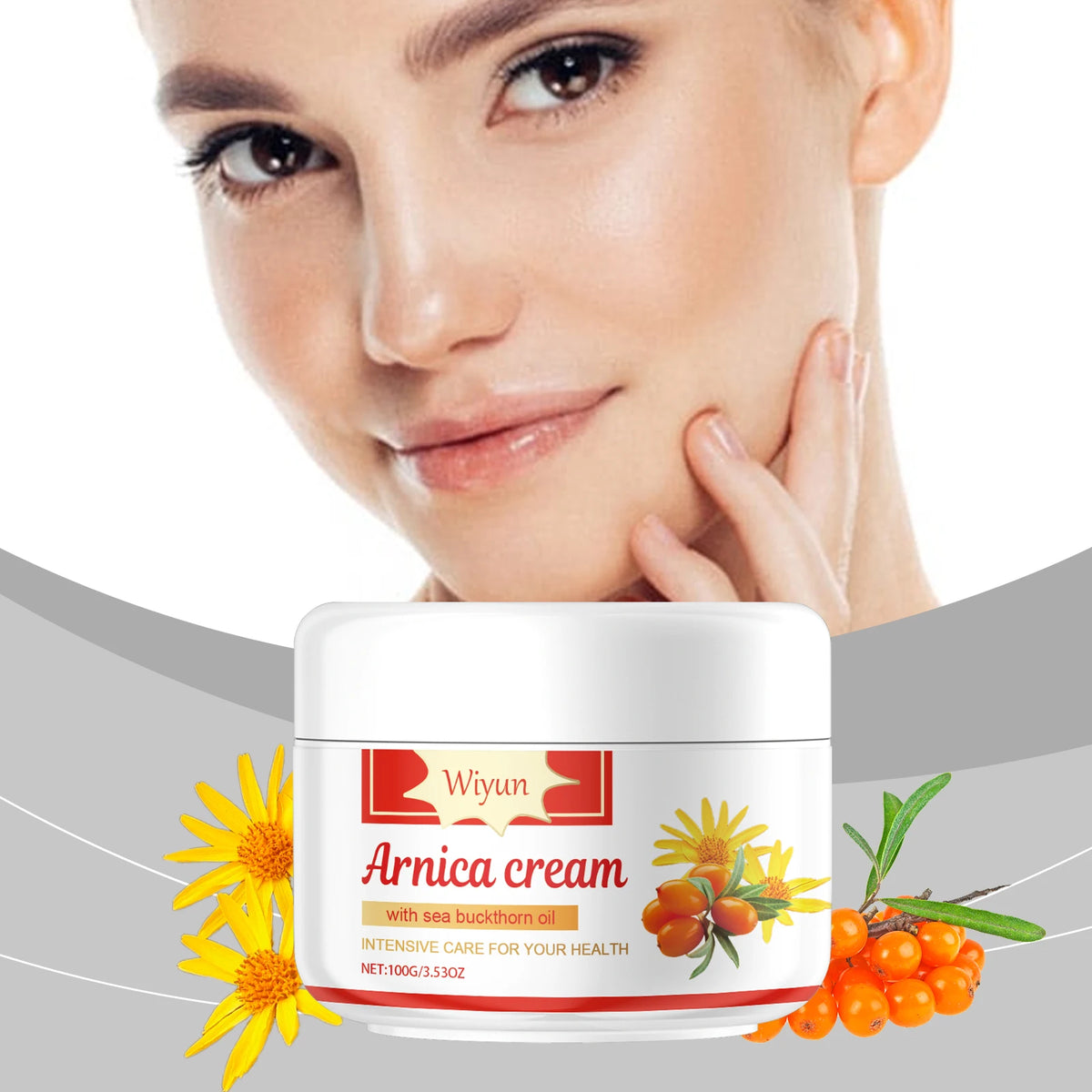 Sea Buckthorn Skin Care Cream - Hydrating, Moisturizing, Firming, Gentle, and Improving Skin Condition for Smooth Skin Vue