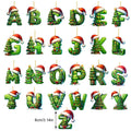 Acrylic Letter Christmas Ornaments – Full 26 Initial Tree Set Christmas Tree Ornament Vue 20pcs CN