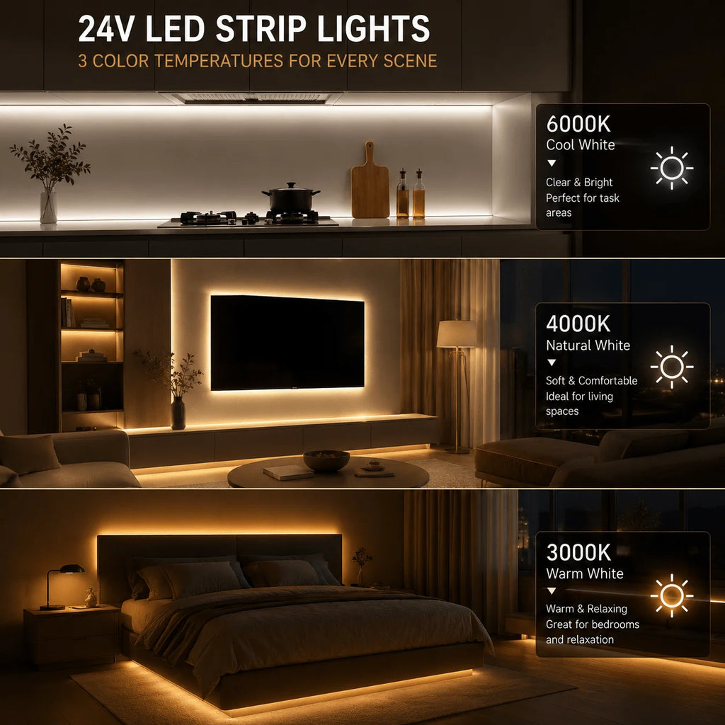 5V USB COB LED Strip Touch Control Dimmer Flexible Linear Self Adhesive Tape Lamp For Cabinet Wardrobe Mirror Backlight Lighting Vue