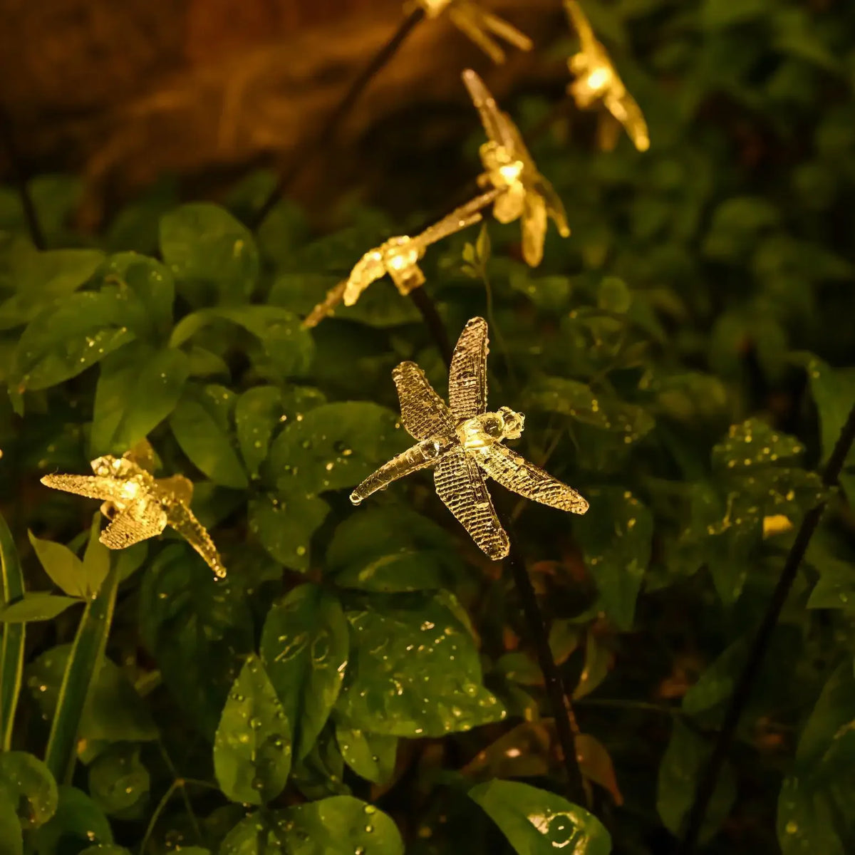 Solar Lights Outdoor Home Garden Decor Waterproof Holiday Dragonfly Stake Lights Christmas Decorations LED Fairy Lights Vue