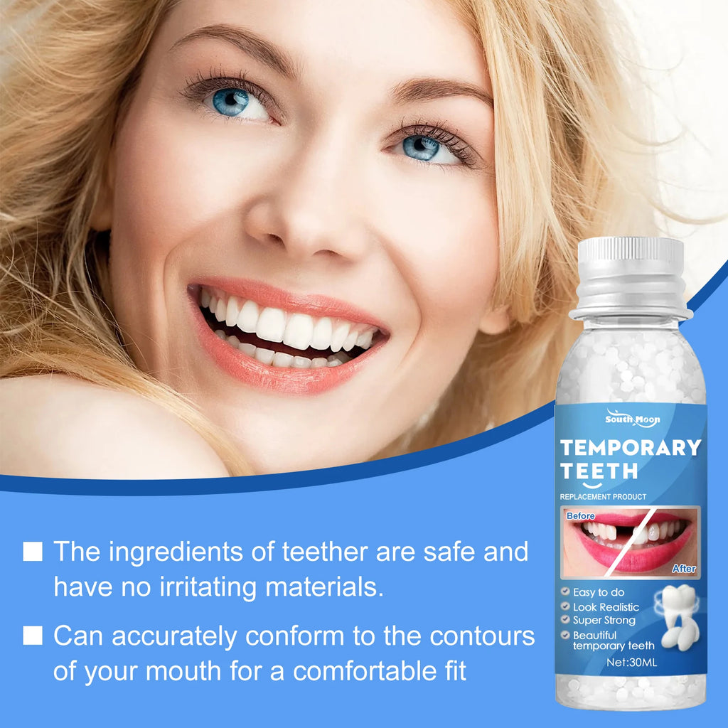 Solid Dental Gel, Soft Material for Comfortable Daily Wear with No Foreign Body Sensation, Effectively Beautifies Your Teeth. Vue