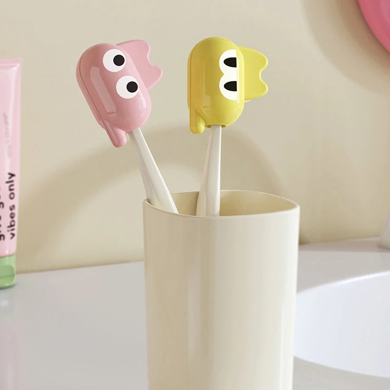1/3pcs Toothbrush Clip Portable Toothbrush Head Cover Dustproof Toothbrush Protective Cap Electric Toothbrush Plastic Clip Vue