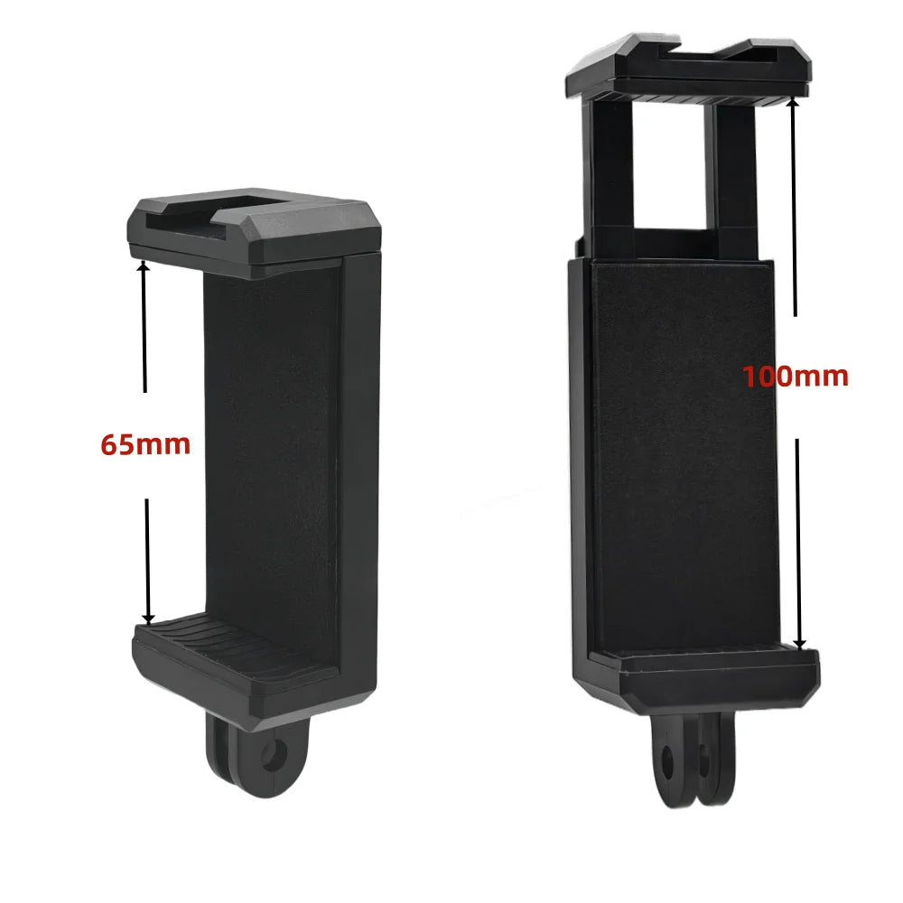 Phone Holder Clip Cold Shoe Mount Bracket Adapter for GoPro Smartphone Iphone Tripod 1/4 Inch Action Camera Accessories Vue