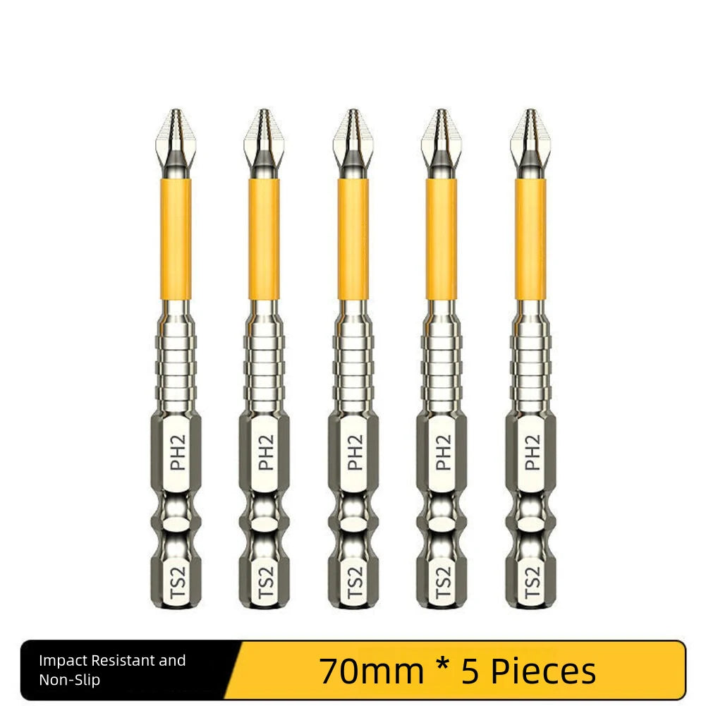 Magnetic PH2 Screwdriver Bits 1/4" Hex 25–150mm | 4/5pc Set Screwdriver Bit Set Vue