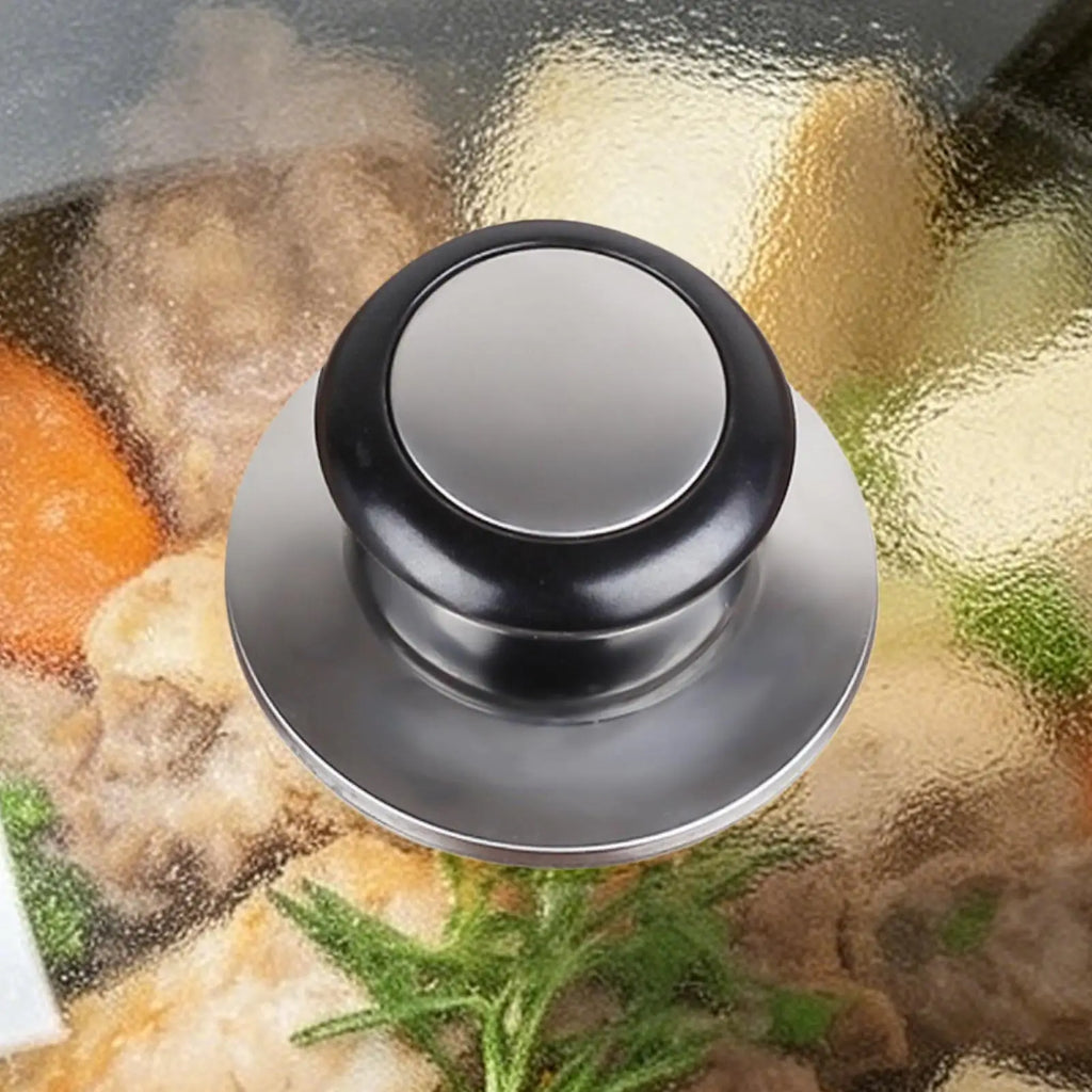 Sturdy Stainless Steel Pot Cover Replacement Knob Practical Universal Pot Lid Grip Firm Fixing Cookware Handle Spare Parts Vue