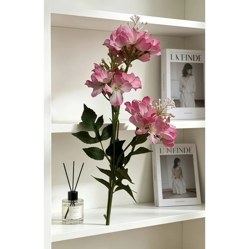 3Pcs Colorful Hydrangea Artificial Flowers Silk Cloth Handmade Long Stem No Fade for Home Garden Party Photo Decor Vue
