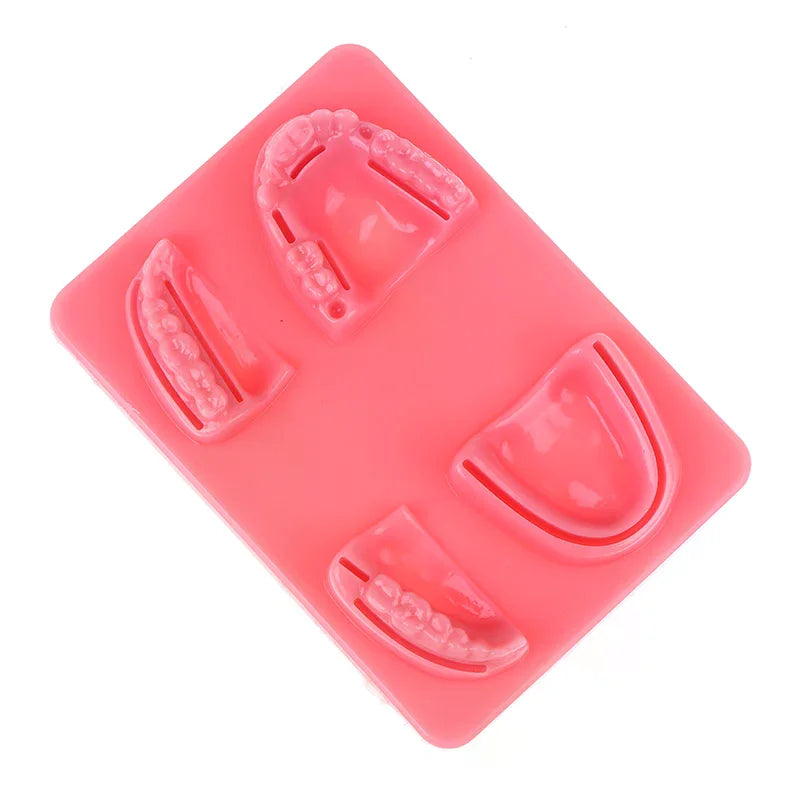 Dental Gum Skin Suture Surgical Practice Medical Skin Suture Pad Lab Model Silicone Periodontitis Suture Model Training Kit Vue