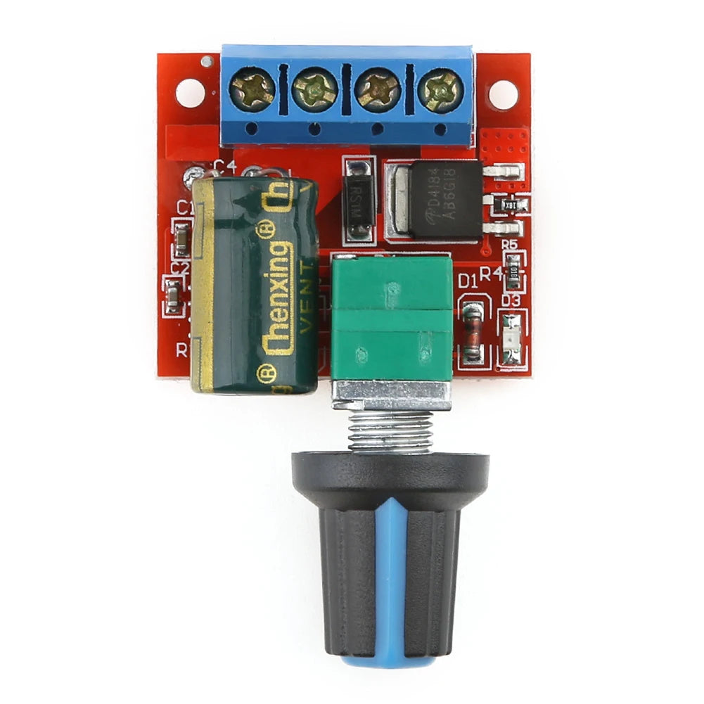 5-20PCS 5V 12V 10A Voltage Regulator PWM DC Motor Speed Controller Governor Stepless Speed Regulator LED Dimmer Power Controller Vue
