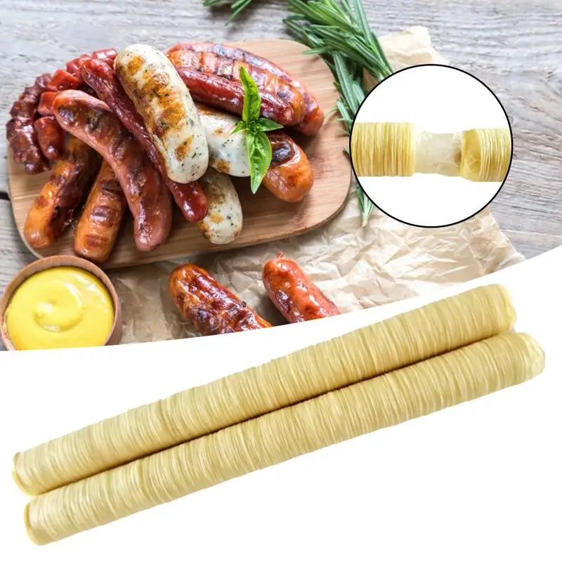 DIY Collagen Sausage Casings 26mm x 14m | Easy Peel Edible Sausage Casing Vue