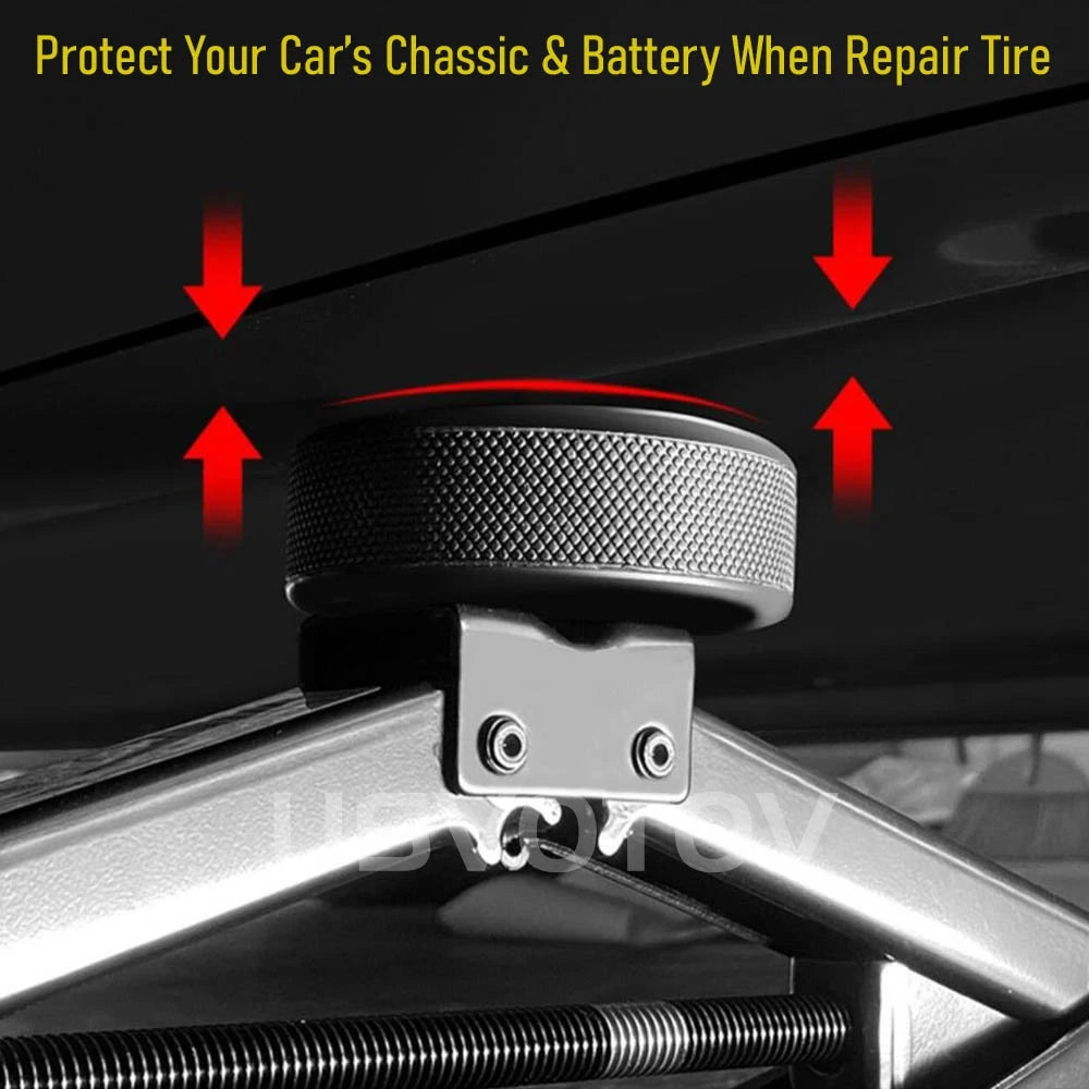 4pcs Lifting Jack Pad for Tesla Model 3 S X YL Y Juniper Heavy Duty Rubber Lift Pucks Accessories for Tesla Vehicle 2011 to 2026 Vue