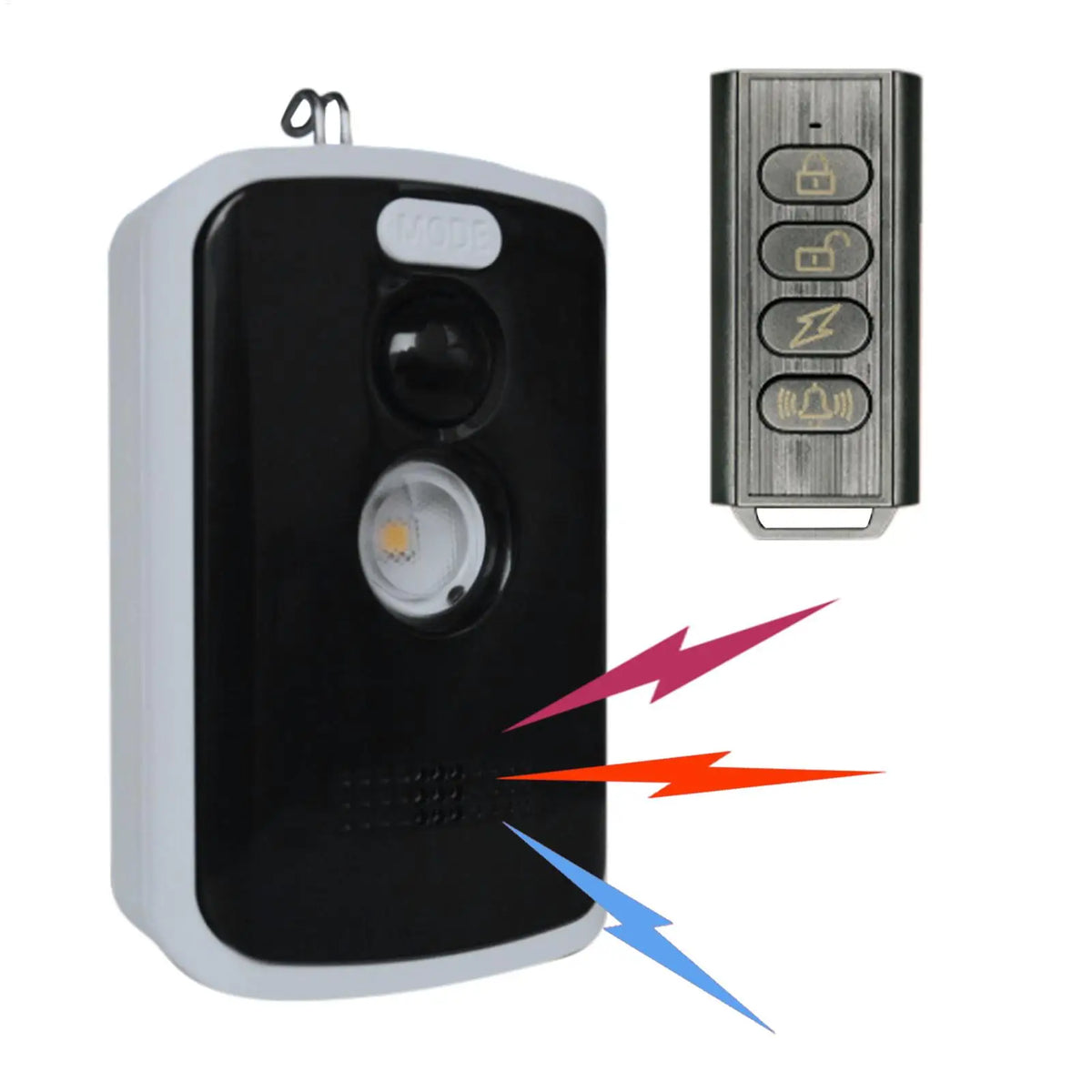 Wp02p Human Infrared Alarm with Remote Control Outdoor Camping Anti-animal Alarm Versatile Safety Defense Device Security Alarm Vue