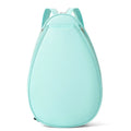 Large Capacity Tennis Backpack Waterproof Zipper Closure Pickleball Backpack Lightweight Solid Color Racquet Bag Vue Light Blue
