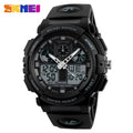 SKMEI 1270 Men's Digital Sport Watch – Chronograph & Alarm Digital Sport Watch Vue black China Mainland