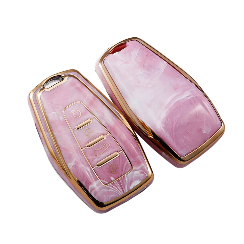 Geely Smart Key For Geely New Vision X3X6 Borui Bo Yue Emgrand GL Coolray 4 Button Car Key Cover Protective Cover Smart Key 1 PC Vue
