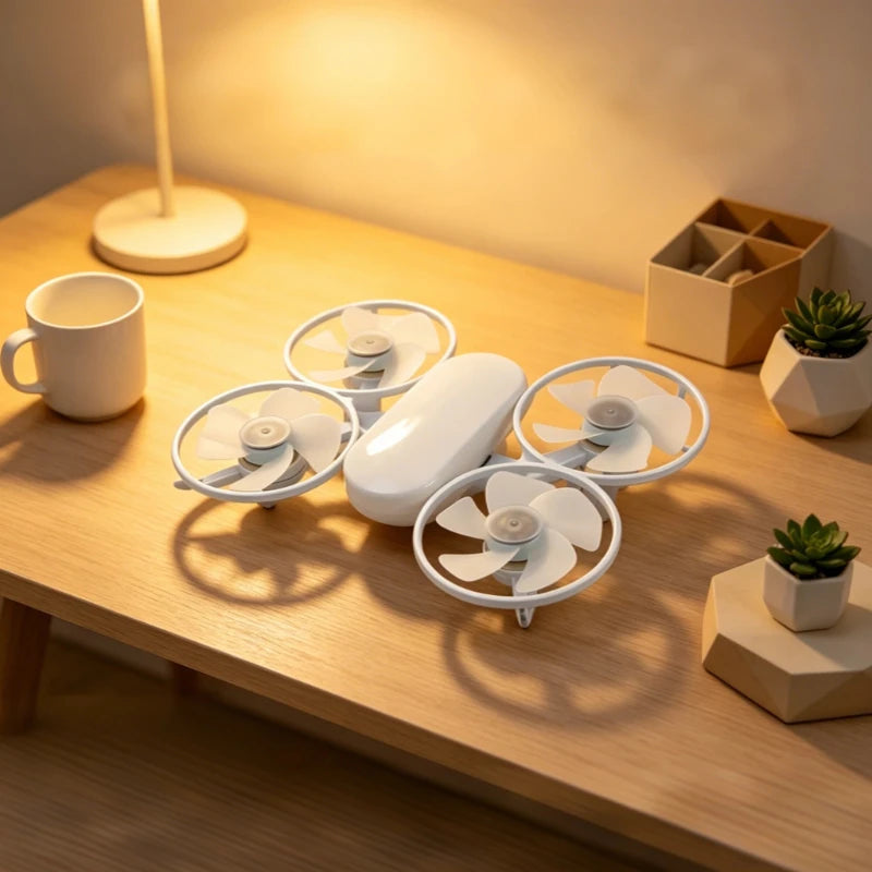 E27 2-in-1 Ceiling Fan Light, Remote Control 3 Speed 3 Color Dimmable Modern LED Fan Lamp for Home Bedroom Living Room Decor Vue