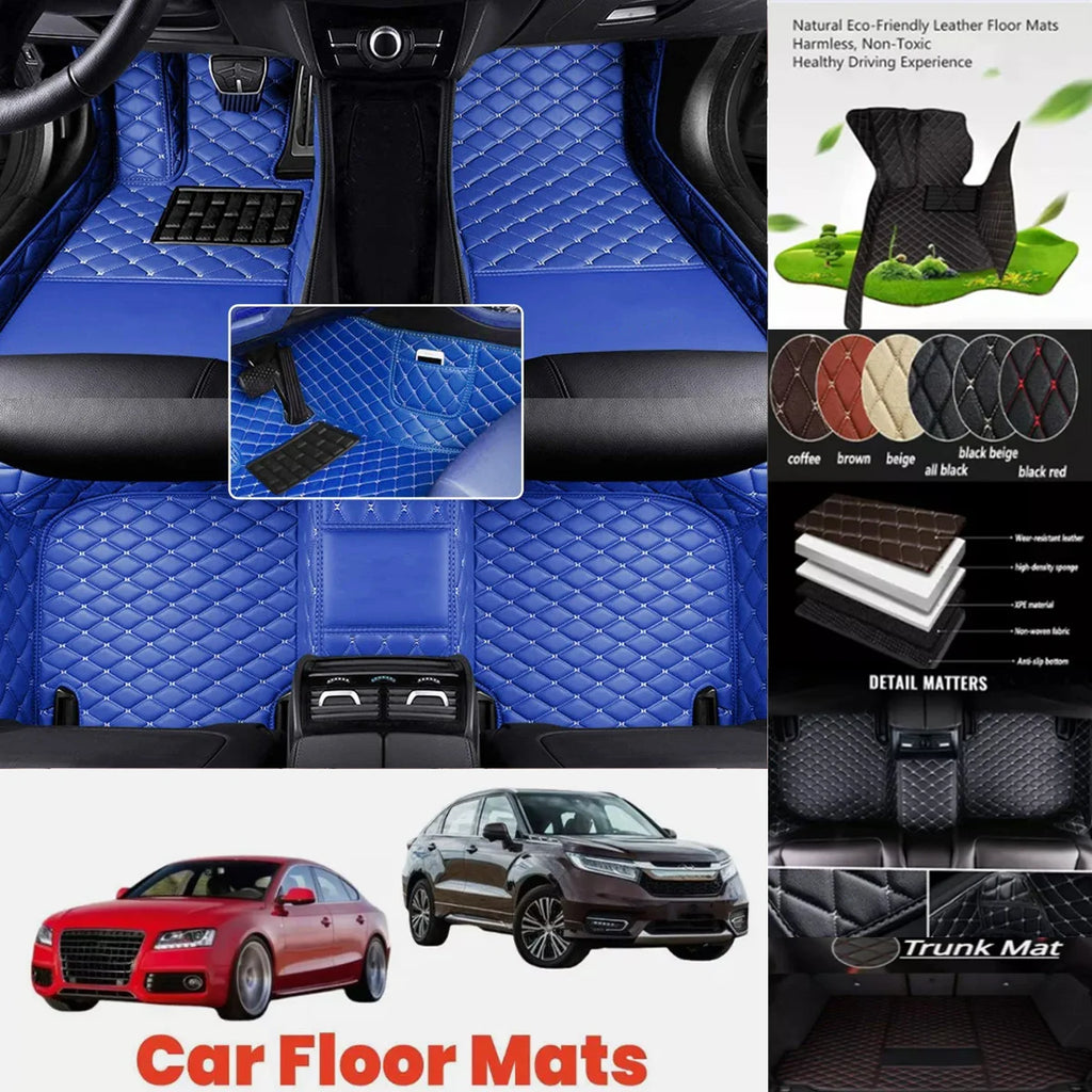 Custom 3D PU Leather Car Floor Mats for Maxus EV30 EV80 Custom Car Floor Mats Vue