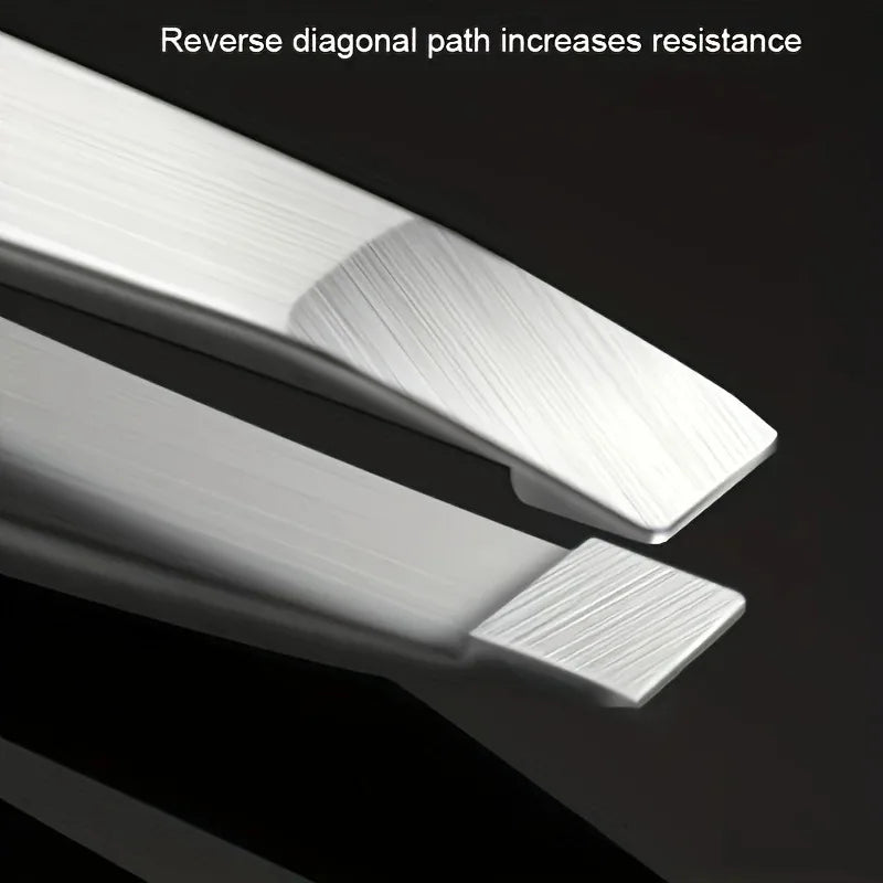 4pcs Set Professional Tweezers Set Perfect For Eyebrow Hair Removal Splinter Very Effortless and Relaxed to Remove Vue