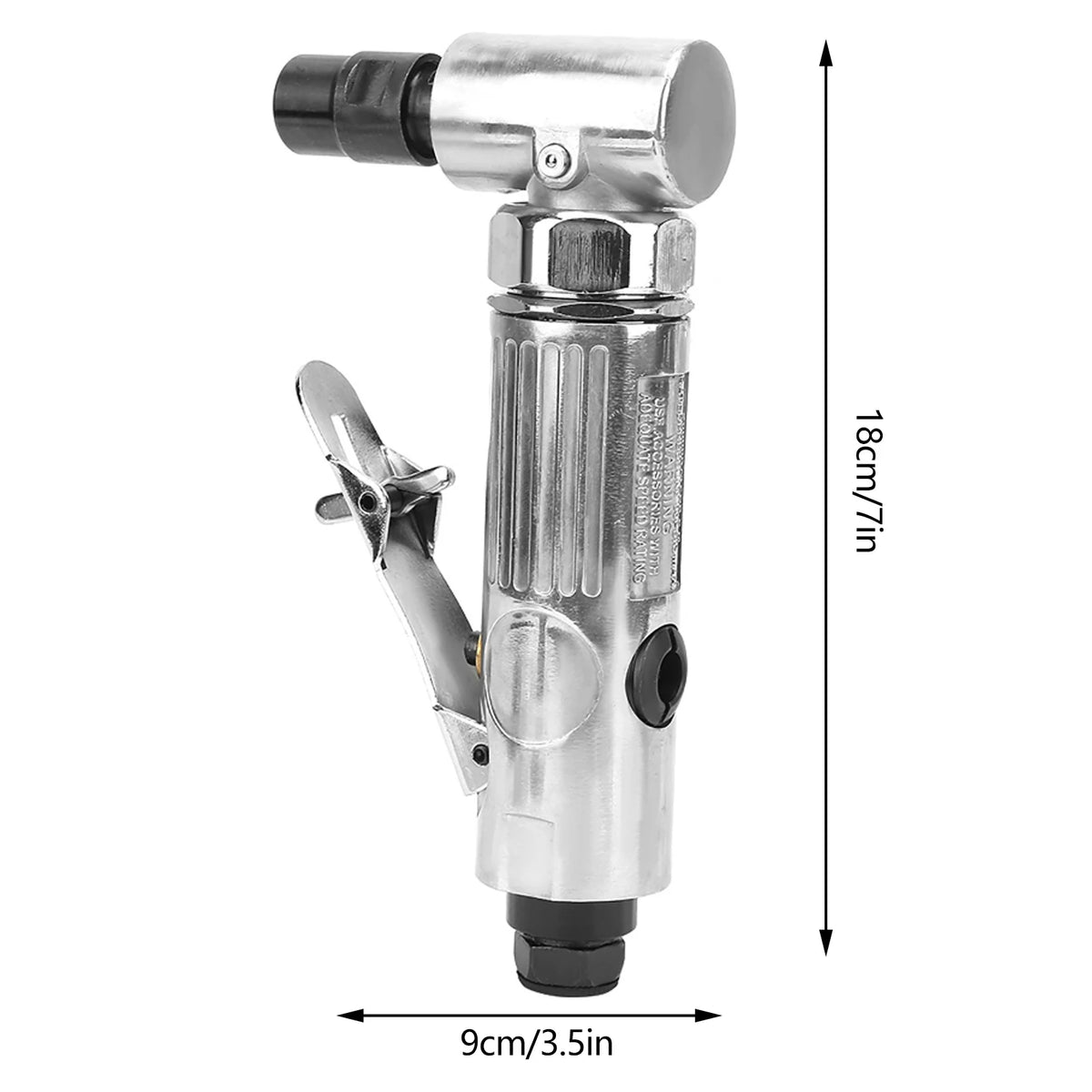 Industrial Grade 90 Degrees Bending Pneumatic Die Grinder with 2inch Grinding Disc Pneumatic Grinder Air Die Grinder Vue