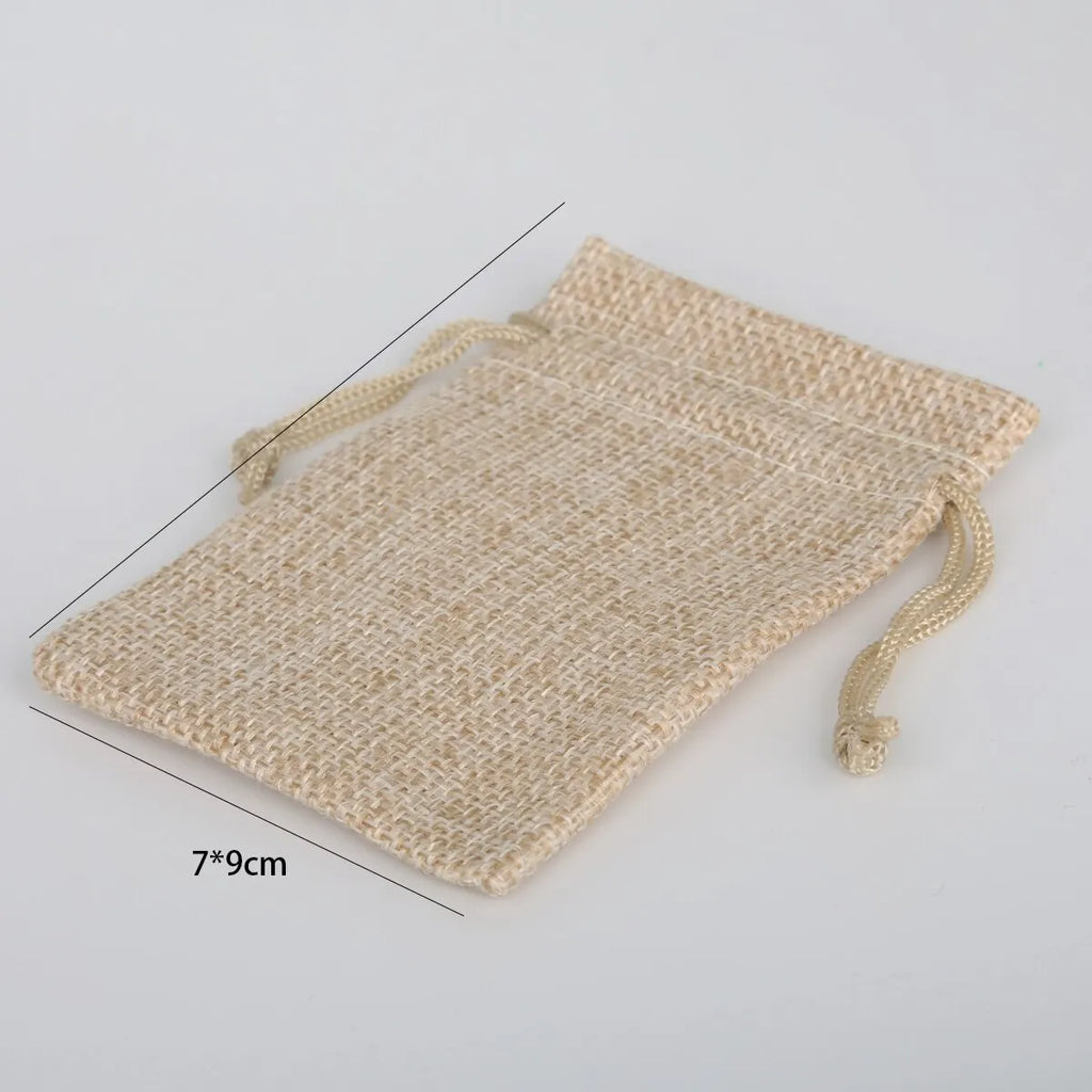 15/20/50PCS Cotton and Hemp Bundle Pocket Gift Bag for Children's Day Gift Packaging Bag DIY Candy Wedding Product Packaging Vue