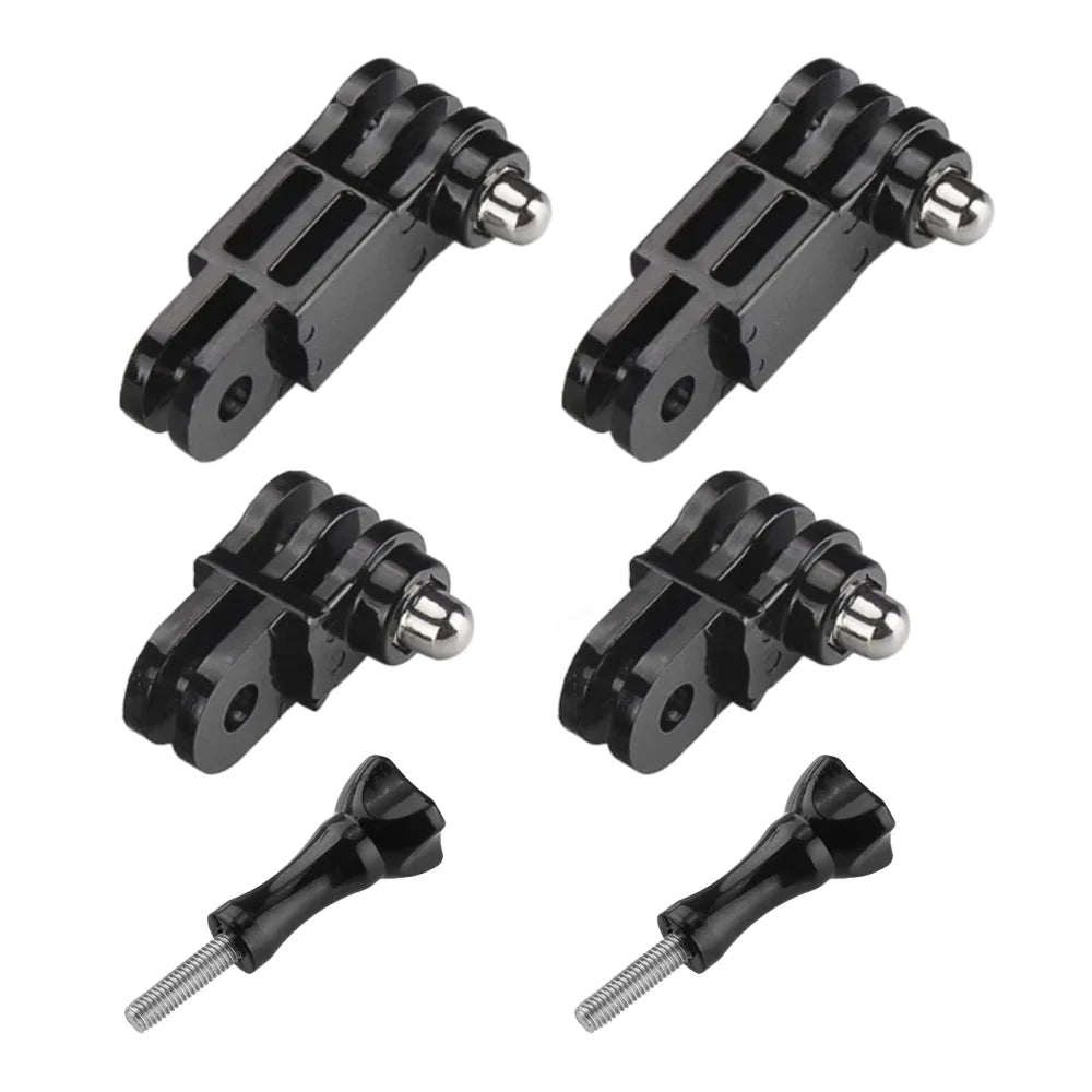 Long & Short Adjust Arm Straight Joints Mount For Gopro Hero 12 11 10 9 8 7 6 5 Session SJCAM Yi 4K Eken Go Pro Accessories Vue 6Pcs