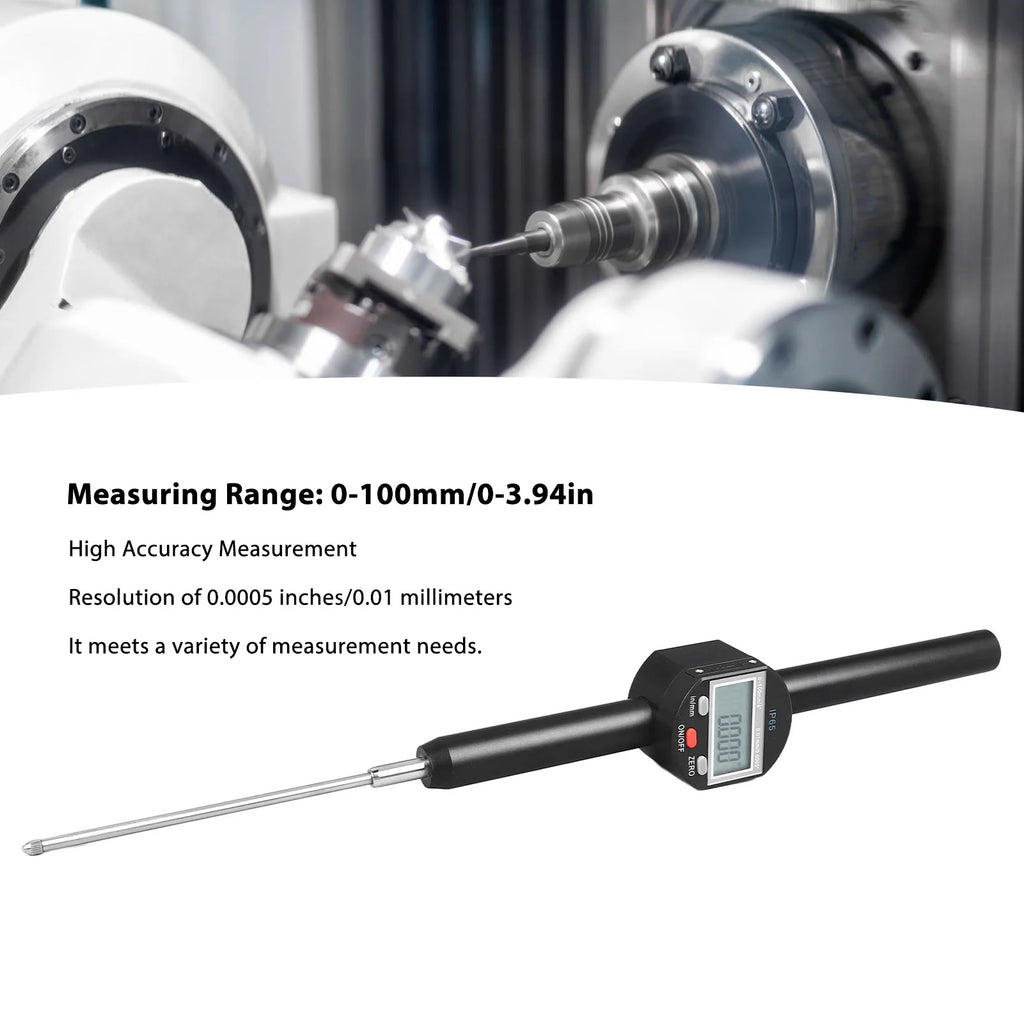 Electronic Digital Indicator IP65 High Accuracy 0 to 100mm Range Professional Indicator Digital Indicator Gauge Vue