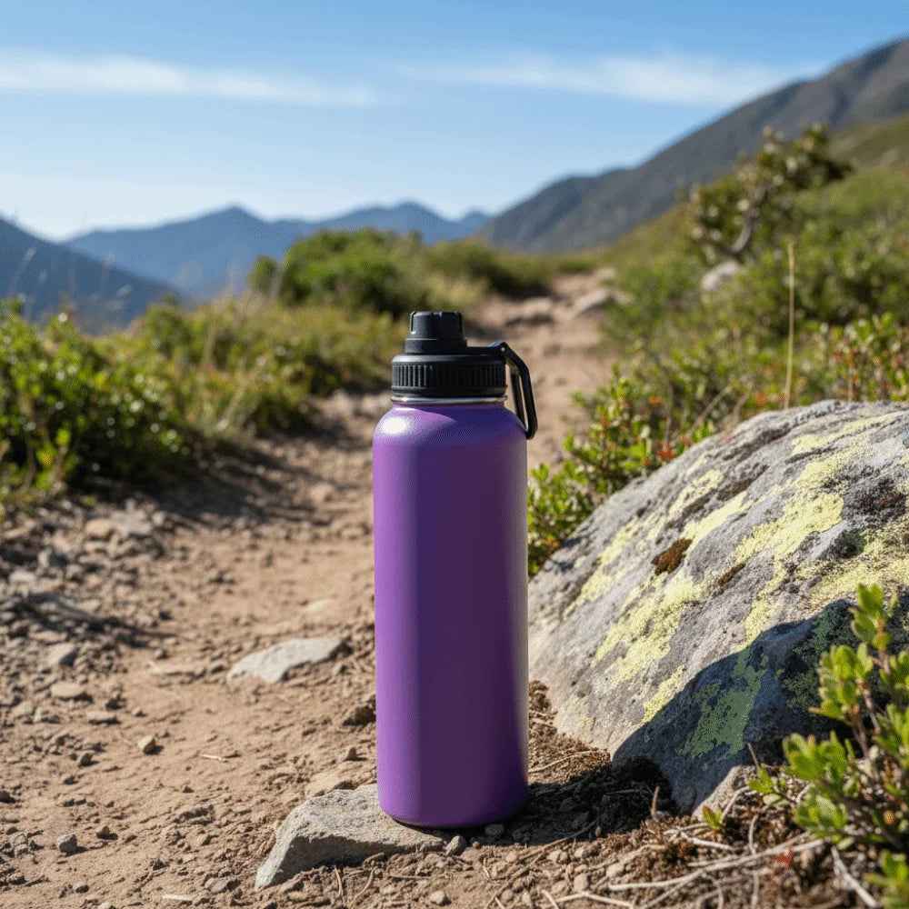 22 Oz Capacity Vacuum Insulated Water Bottle Wall Vacuum Insulated Keep Hot Or Cold Leakproof Water Bottle Portable Cup Vue