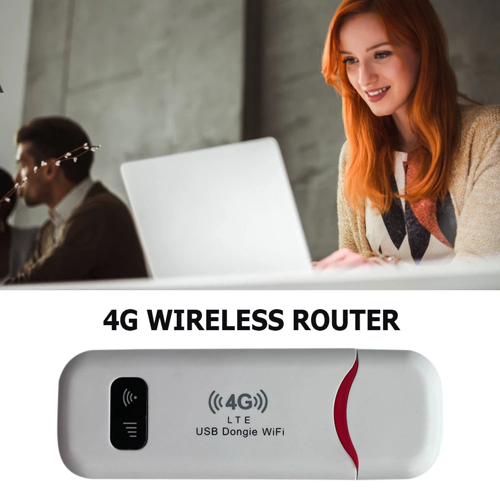 4G Modem LTE Wireless USB Dongle Mobile Broadband 150Mbps Network Modem SIM Card WiFi Router Hotspot Pocket WIFI Router for Home Vue