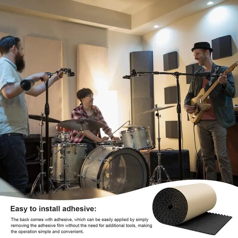 Self-Adhesive Acoustic Sound Insulation Panel | Car & Studio Acoustic Insulation Mat Vue