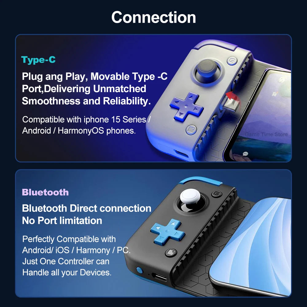 GameSir X2s Bluetooth X2s Mobile Phone Gaming Controller Gamepads Gamepad PC with with Hall Effect Stick for Android iPhone iOS Vue