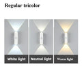 1-20PC Magnetic RGB Color Changing Night Light Smart Motion Sensor Rechargeable Wall Lamp for Garden Hallway Stairs Nursery Room Vue Regular tricolor 3PCS