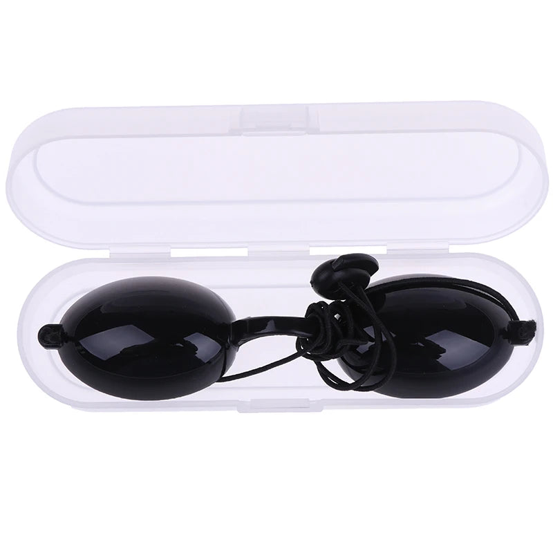 Eyepatch laser light protective safety glasses goggles IPL beauty clinic patient Vue Black